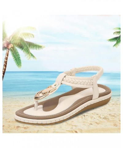 Sandals For Women Black Flats For Women Flats Comfortable Black Flip Flops For Women Flats Shoes Dressy Wide Sandalias Para M...