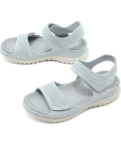 Women's Sandals for Flat Feet Sports And Leisure Sandals Hollow Beach Thick Bottom Thong Sandals with Heels for Women Grey $2...