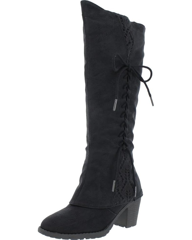 women's Lacy Leo Fashion Boots Black $26.31 Boots