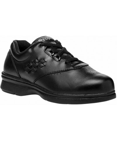 Womens Vista Walker Comfort Shoe Black Smooth $12.78 Athletic Shoes