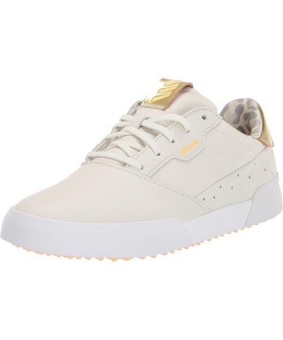 Women's Adicross Retro Spikeless Golf Shoes White Tint/Pulse Amber/Ecru Tint $38.68 Athletic Shoes