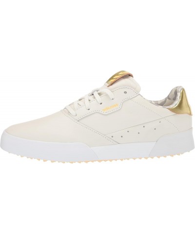 Women's Adicross Retro Spikeless Golf Shoes White Tint/Pulse Amber/Ecru Tint $38.68 Athletic Shoes