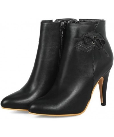 Women Ankle Boots Black $23.97 Boots