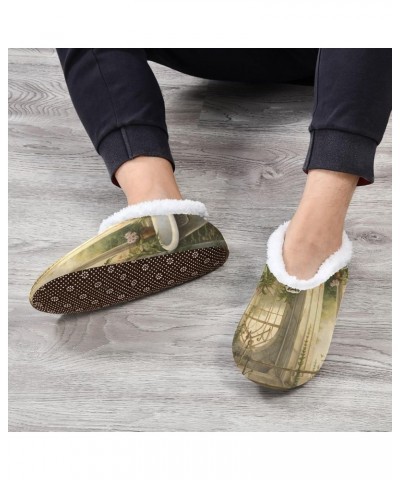 Guitar Print Women Slippers for Home, Mens House Slippers Size 12, Bedroom Slippers Women M-XXL Vintage Bathroom Bathtub 14 $...