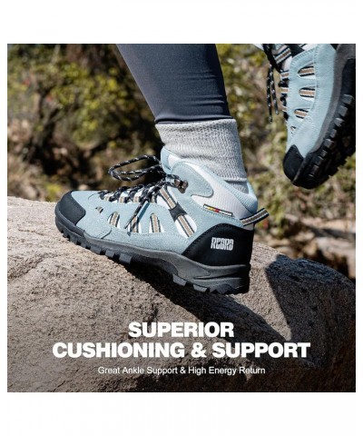 Womens Hiking Boots Waterproof Lightweight Hiking Boots Women Ankle Support Hiking Shoes Backpacking Boots Breathable Non-sli...