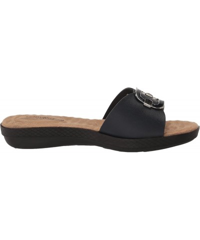 Women's Sunshine Slide Sandal Navy $12.59 Sandals