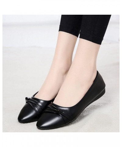 Womens Slip On Shoes, Flats Shoes Women Pointed Toe, Ballet Flats Wide Width Pointy Toe Flats Dress Shoes Black Flats Shoes W...