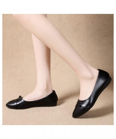 Womens Slip On Shoes, Flats Shoes Women Pointed Toe, Ballet Flats Wide Width Pointy Toe Flats Dress Shoes Black Flats Shoes W...