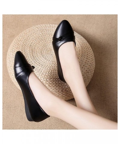 Womens Slip On Shoes, Flats Shoes Women Pointed Toe, Ballet Flats Wide Width Pointy Toe Flats Dress Shoes Black Flats Shoes W...