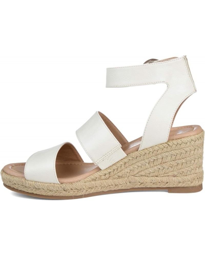 Womens Norra Wedge Sandal White $19.43 Sandals