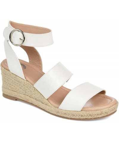 Womens Norra Wedge Sandal White $19.43 Sandals