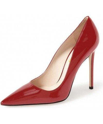 Women Classic Pointed Toe High Heels Shoes Formal Stilettos Pumps for Business Size 4-15 US Red $43.69 Pumps