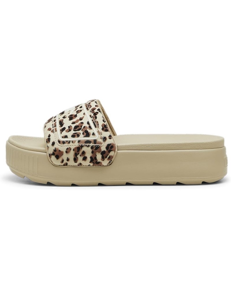 Women's Karmen Slide Putty-brown Mushroom-Black $24.65 Athletic Shoes