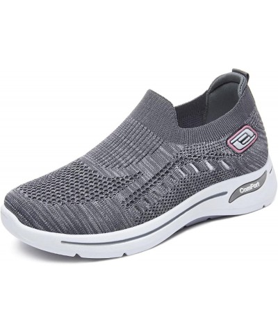 Slip On Sneakers Women Womens Running Shoes Lightweight Women Sneakers Walking Tennis Shoes for Women Z3-gray $12.96 Athletic...