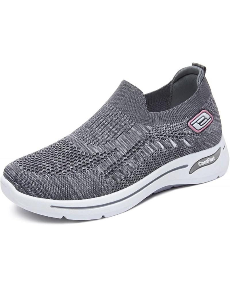 Slip On Sneakers Women Womens Running Shoes Lightweight Women Sneakers Walking Tennis Shoes for Women Z3-gray $12.96 Athletic...