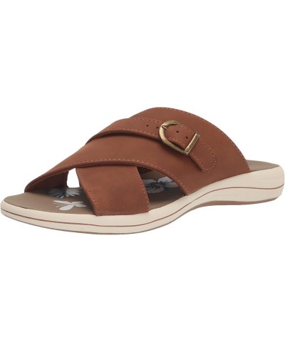 Women's Flint Slide Sandal Tan $19.60 Sandals