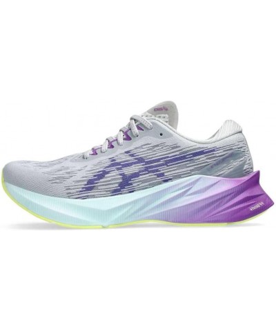 Women's Sneakers Walking with Zipper Piedmont Grey Blue Violet $33.28 Athletic Shoes