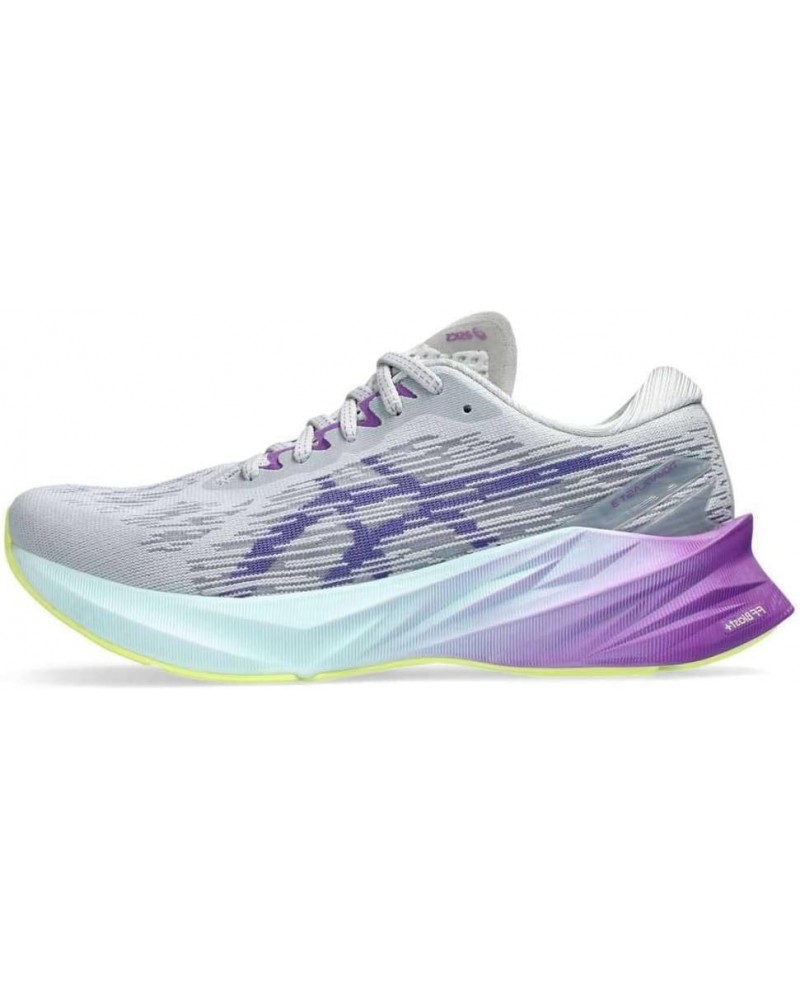 Women's Sneakers Walking with Zipper Piedmont Grey Blue Violet $33.28 Athletic Shoes