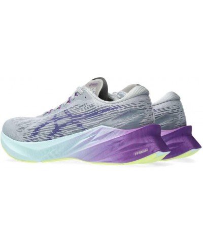 Women's Sneakers Walking with Zipper Piedmont Grey Blue Violet $33.28 Athletic Shoes