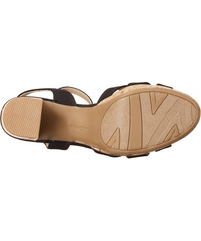 Women's, Lucky Sandal Black Canvas $17.92 Sandals