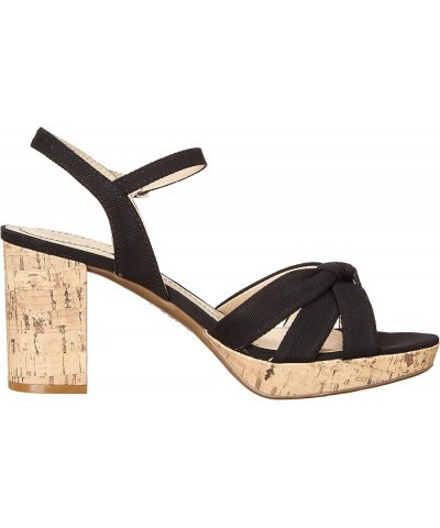 Women's, Lucky Sandal Black Canvas $17.92 Sandals