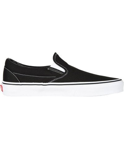 Slip On, Black/White, 9.5 Women/8 Men $26.65 Fashion Sneakers