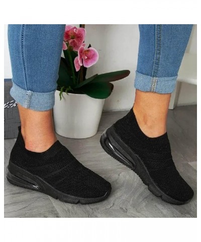 Black Tennis Shoes Women Slip Ons Women's Casual Slip-On Shoes Winter Tennis Shoes Women White Women's Sneakers Size 8 White ...