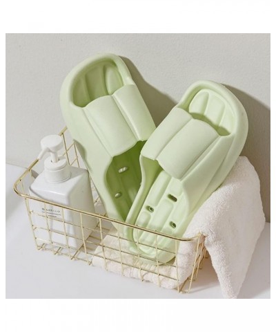 Bathroom Shower Shoes Non-Slip Quick Drying Beach Pool Shower Slides Sandals with Drain Holes,Shower Shoes Slide Cloud for Wo...