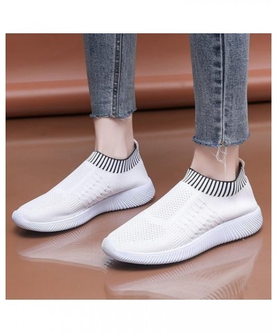 Wide Width Sneakers for Women, Running Shoes Women Walking Athletic Tennis Non Slip Fashion Sneakers Gift White $12.74 Athlet...