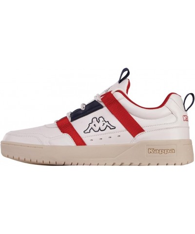 Men's Sneaker White Red $30.90 Fashion Sneakers