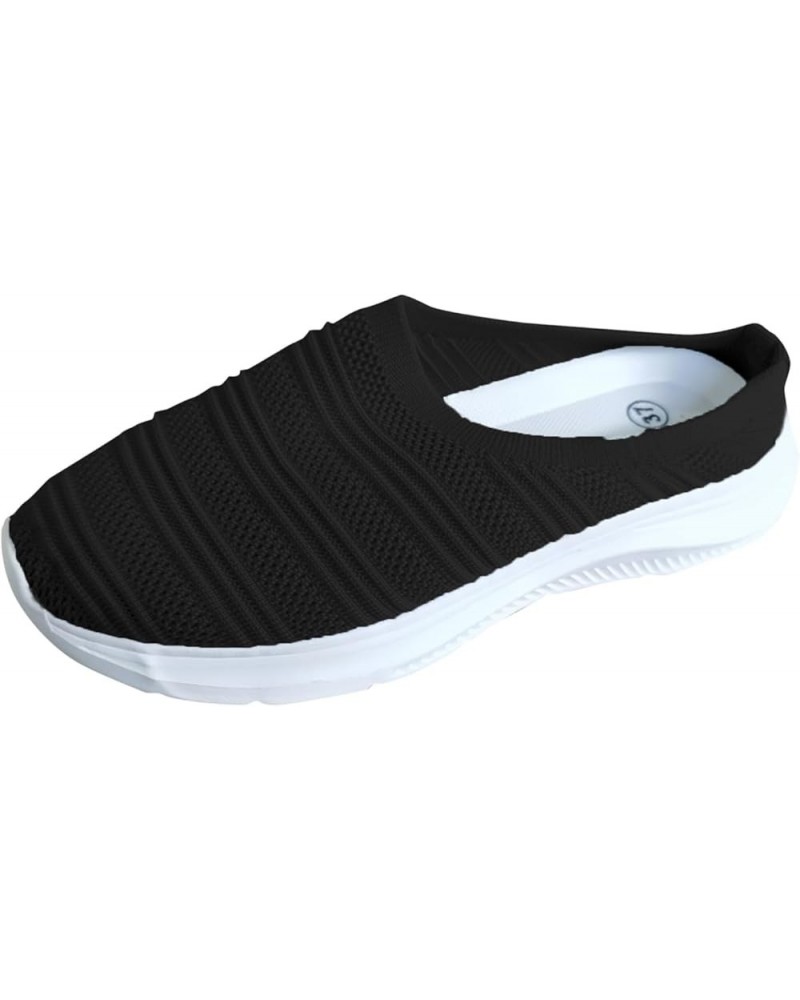 Slip On Sneakers Women Fashion Summer Sports Shoes Flat Non Slip Mesh Gym Jogging Sneaker Casual Sneakers for Women Black $15...