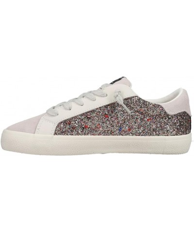 Flair 13 Womens Oxford 8 BM US GlitterMulti Silver $63.68 Fashion Sneakers