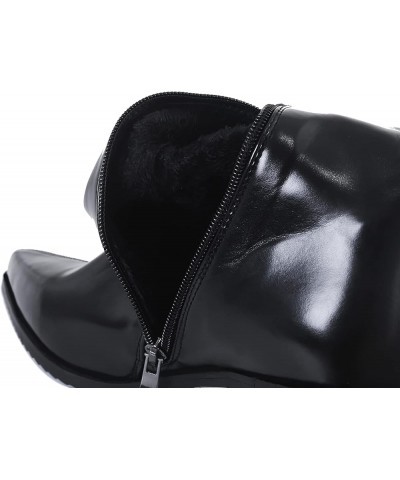 Women Pointed Toe Knee High Outdoor Equestrian Boots Black 2 $35.17 Boots