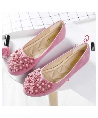 Women Ladies Singles Shoes Flat Shoes Single Shoes Casual Shoes Slip On Work Shoes Comfortable Flat Shoes for Women Standing ...