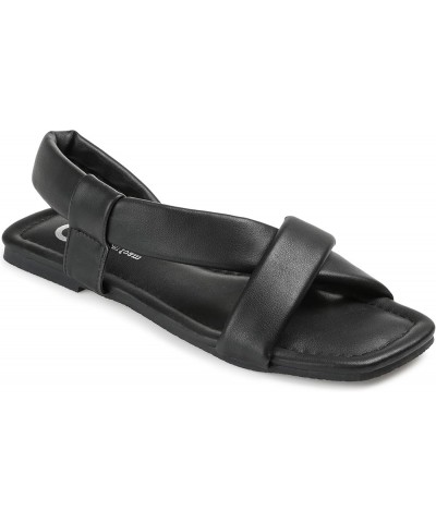 Womens Jaymie Tru Comfort Foam Multi Strap Low Block Heel Sandals Black $18.77 Sandals