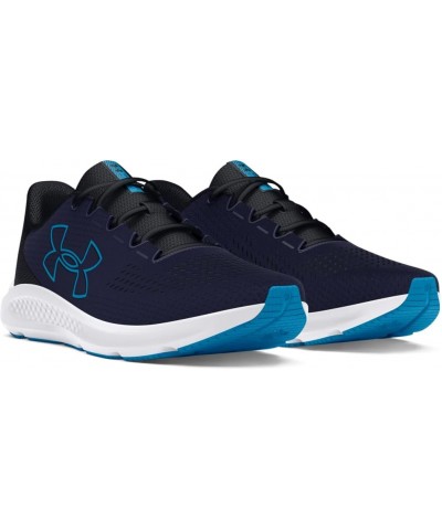 women's Charged Pursuit 3 Big Logo Running Shoe (402) Midnight Navy/Black/Capri $25.19 Athletic Shoes