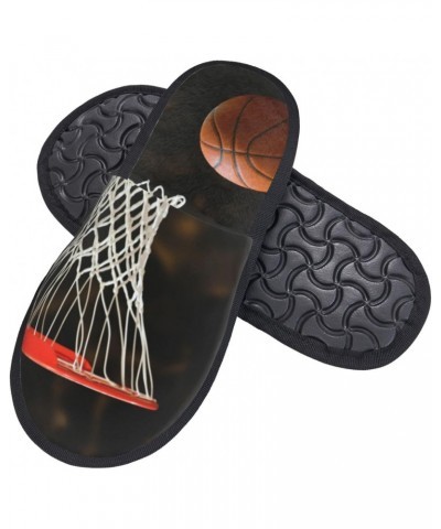 Unisex Cozy Indoor Furry Slipper-Basketball Board Plush House Slippers Warm Bedroom Shoes $13.57 Slippers