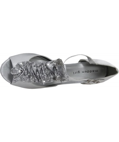 Women's MADDNESS Silver Satin $19.15 Pumps