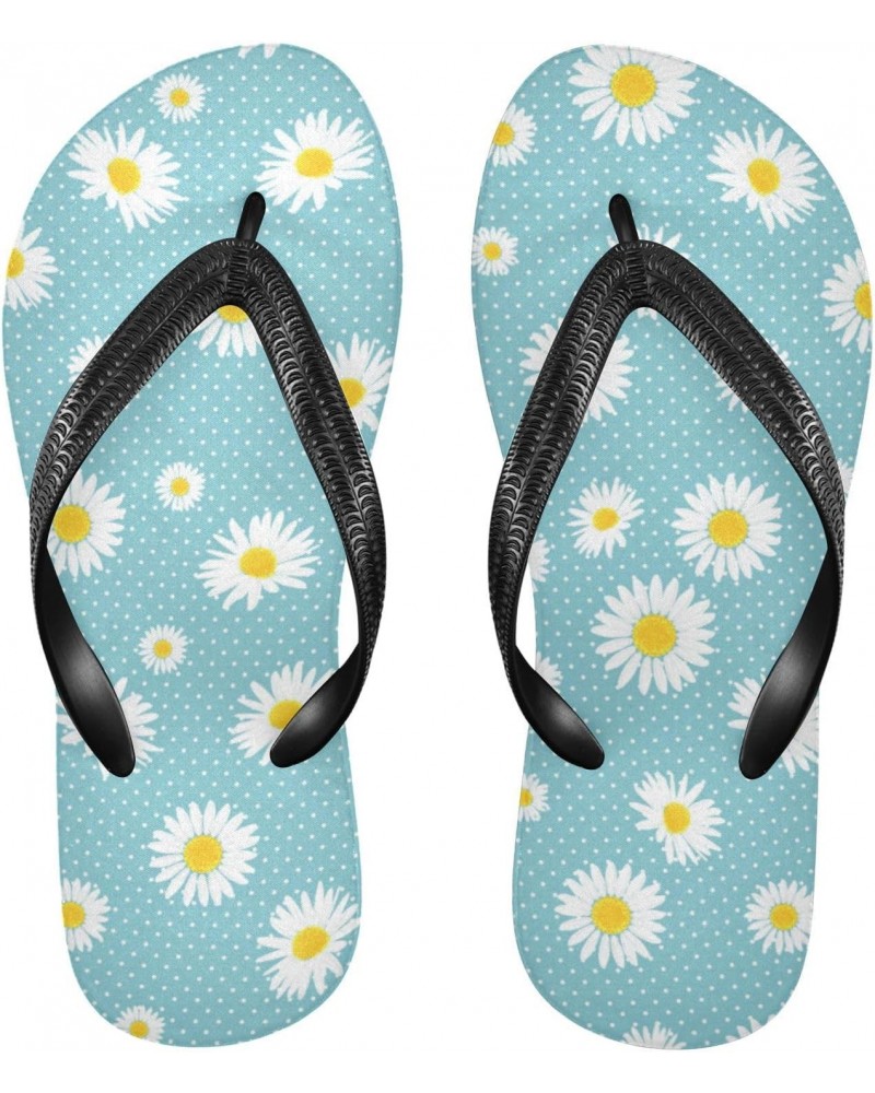 Fresh Ddaisies Flops Slip Sandals for Women Men, Beach Shoes Casual Thong Sandal（710） $11.01 Sandals