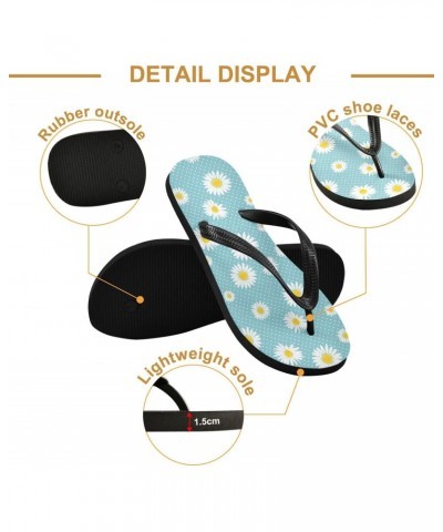 Fresh Ddaisies Flops Slip Sandals for Women Men, Beach Shoes Casual Thong Sandal（710） $11.01 Sandals