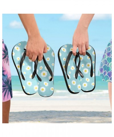 Fresh Ddaisies Flops Slip Sandals for Women Men, Beach Shoes Casual Thong Sandal（710） $11.01 Sandals