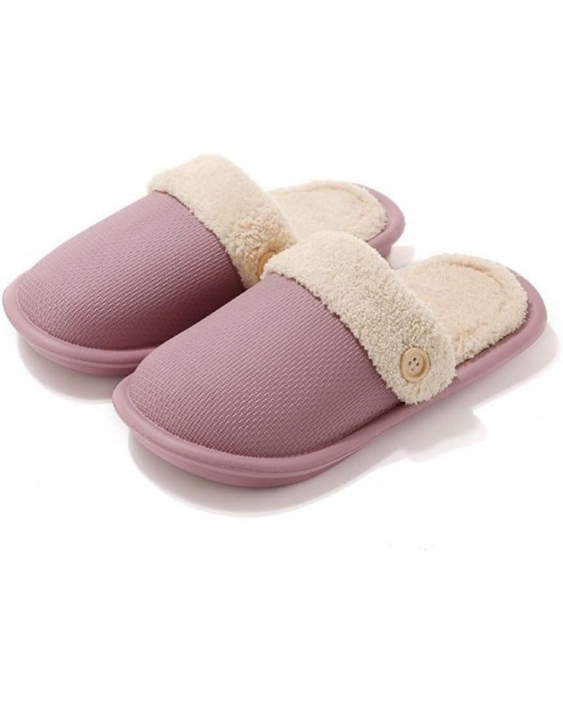 Mildly Slippers - Removable Warm Comfortable Cotton Slippers US 7-8,EU 38-39 Purple $10.56 Slippers