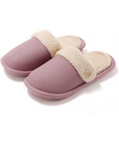 Mildly Slippers - Removable Warm Comfortable Cotton Slippers US 7-8,EU 38-39 Purple $10.56 Slippers