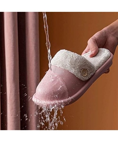 Mildly Slippers - Removable Warm Comfortable Cotton Slippers US 7-8,EU 38-39 Purple $10.56 Slippers