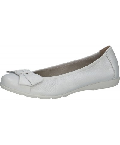 Women's Loafers Ballet Flat White Deer $83.11 Flats