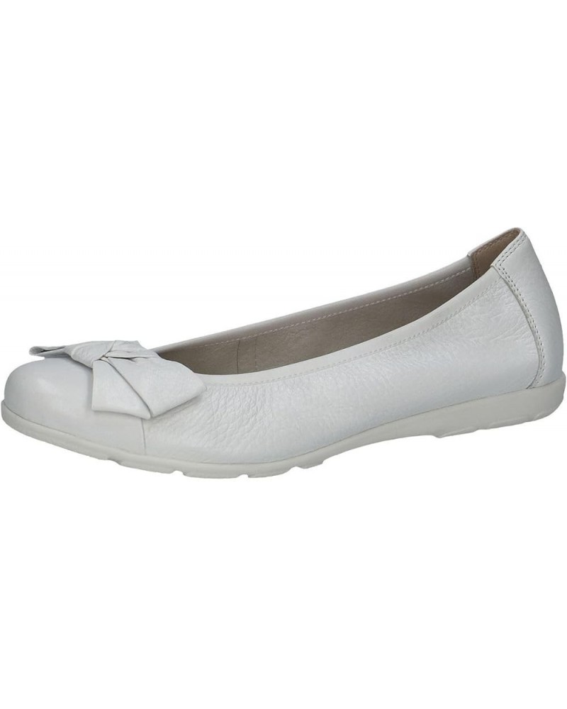 Women's Loafers Ballet Flat White Deer $83.11 Flats