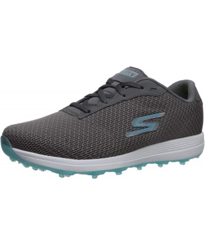 Women's Max Golf Shoe Charcoal/Blue Textile $33.36 Athletic Shoes