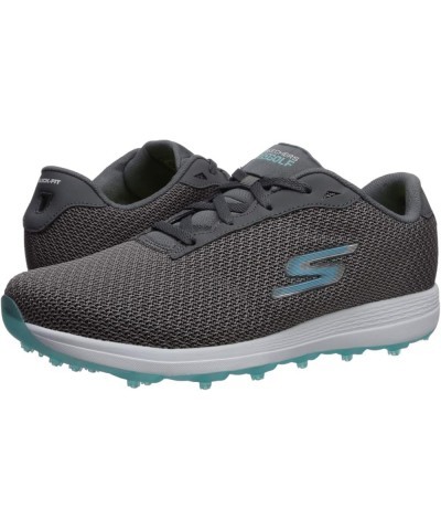 Women's Max Golf Shoe Charcoal/Blue Textile $33.36 Athletic Shoes