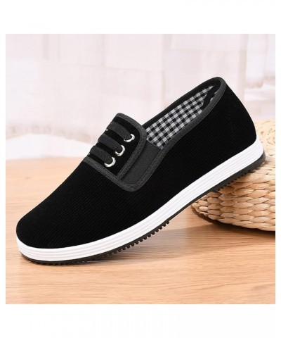 Shoes for Women Sneakers Women Breathable Lace Up Shoes Flats Casual Shoes Unisex Lightweight Work Shoes Bb2-black $11.99 Ath...