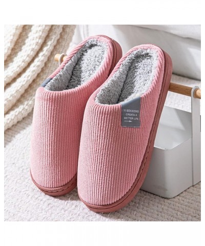 Slide Sandals for Women Ankle Strap Chunky Heel Wedges Sandals Slip On Open Toe Bohemian Sandal 156-ibzwp-pink-e $14.11 Slippers